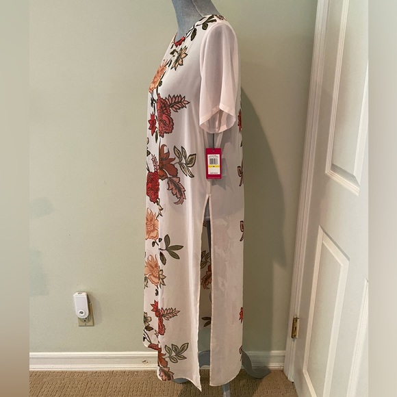 Vince Camuto Pink sheer dress overlay NWT - Picture 4 of 5